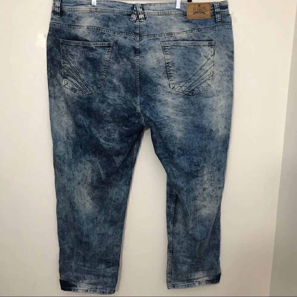 Jeanius Stone Washed Size 50 by 32 Jeans!